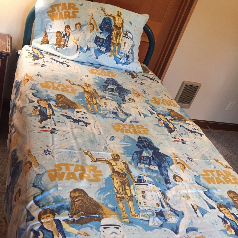 Star Wars Twin Size Sheet Set- Vintage
